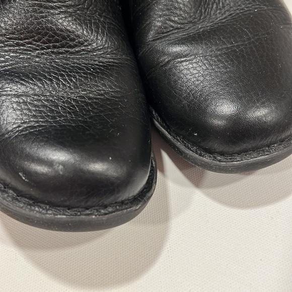 CLARKS Women’s Whistles Whey Black Zip Up Riding Boots Leather & Suede 8.5M - Picture 10 of 13